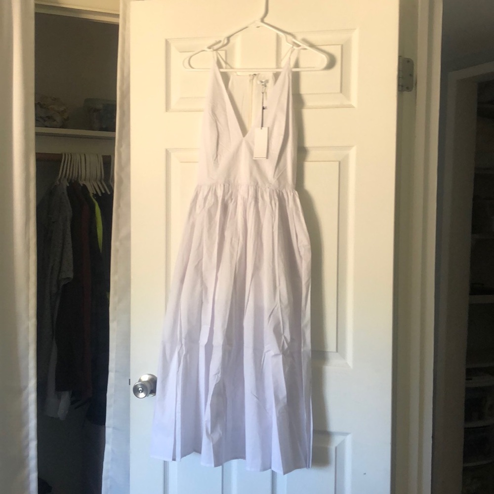 White cocktail dress